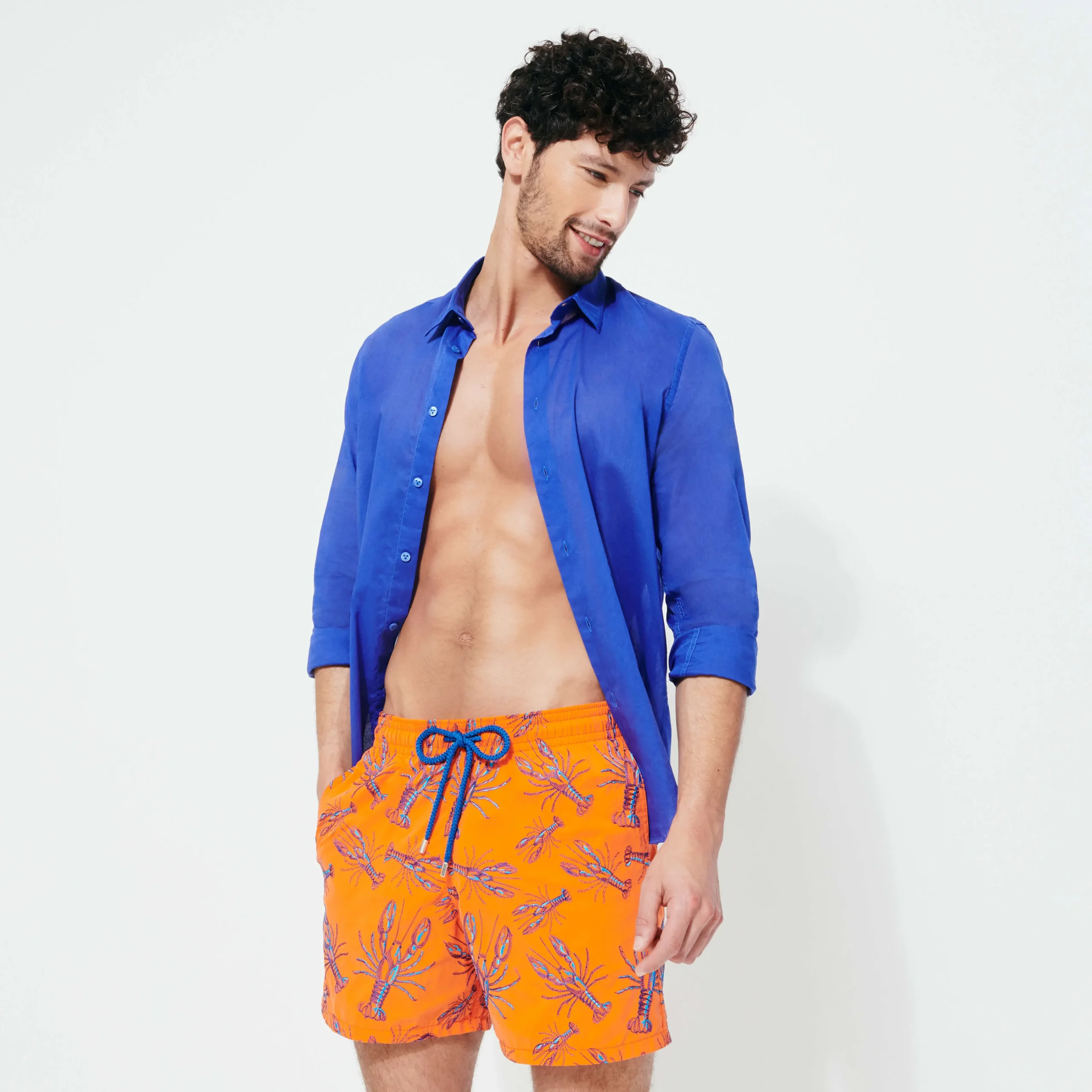 Vilebrequin Men Embroidered Swimwear Lobsters - Limited Edition*Men The Embroidered