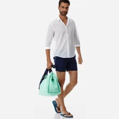 Vilebrequin Men Flat Belt Stretch Swim Trunk Solid*Men The Flat Belt
