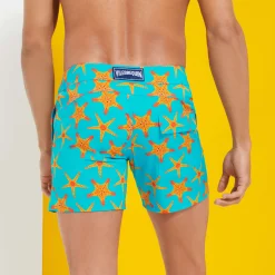 Vilebrequin Men Flat Belt Stretch Swimwear Starfish Dance*Men The Stretch Fabric