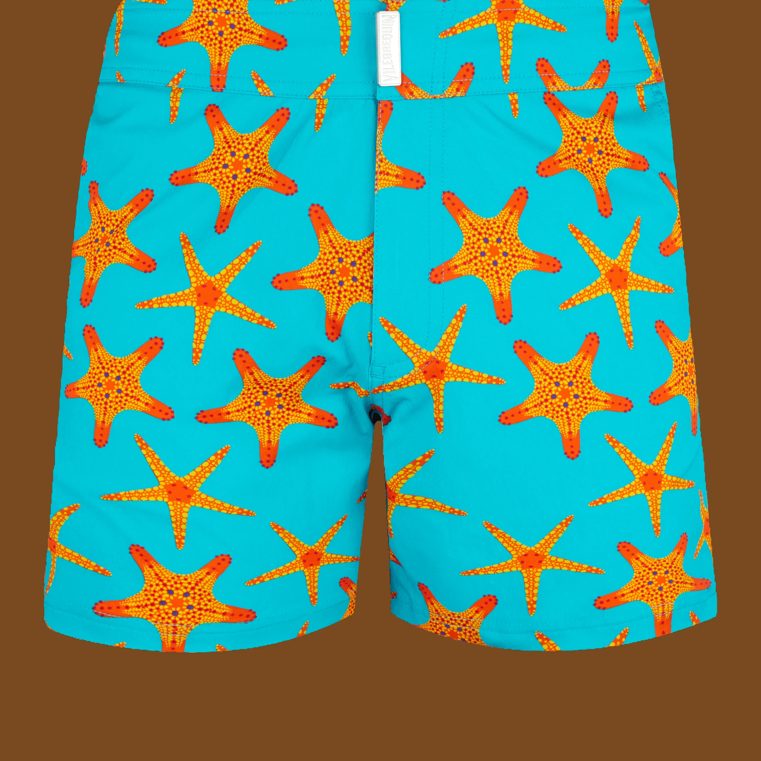 Vilebrequin Men Flat Belt Stretch Swimwear Starfish Dance*Men The Stretch Fabric