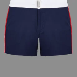 Vilebrequin Men Flat Belt Stretch Swim Trunk Tricolor*Men The Flat Belt