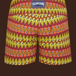 Vilebrequin Men Flat Belt Stretch Swim Trunks Fish On Line*Men The Flat Belt