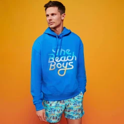 Vilebrequin Men Hoodie Gradient Embroidered Logo - X The Beach Boys*Men Sweatshirts