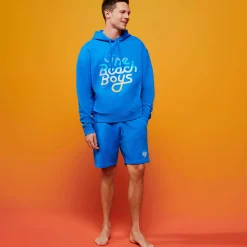 Vilebrequin Men Hoodie Gradient Embroidered Logo - X The Beach Boys*Men Sweatshirts