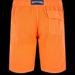 Vilebrequin Men Linen Bermuda Shorts Cargo Pockets*Men Pants
