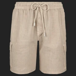 Vilebrequin Men Linen Bermuda Shorts Cargo Pockets*Men Bermuda Shorts