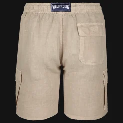 Vilebrequin Men Linen Bermuda Shorts Cargo Pockets*Men Bermuda Shorts