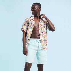 Vilebrequin Men Linen Bermuda Shorts Cargo Pockets*Men Bermuda Shorts