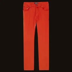 Vilebrequin Men Linen Jeans Drill 5-Pockets Solid*Men Pants