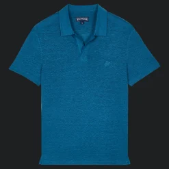 Vilebrequin Men Linen Jersey Polo Shirt Solid*Men Polos