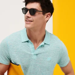 Vilebrequin Men Linen Jersey Polo Shirt Solid*Men Polos