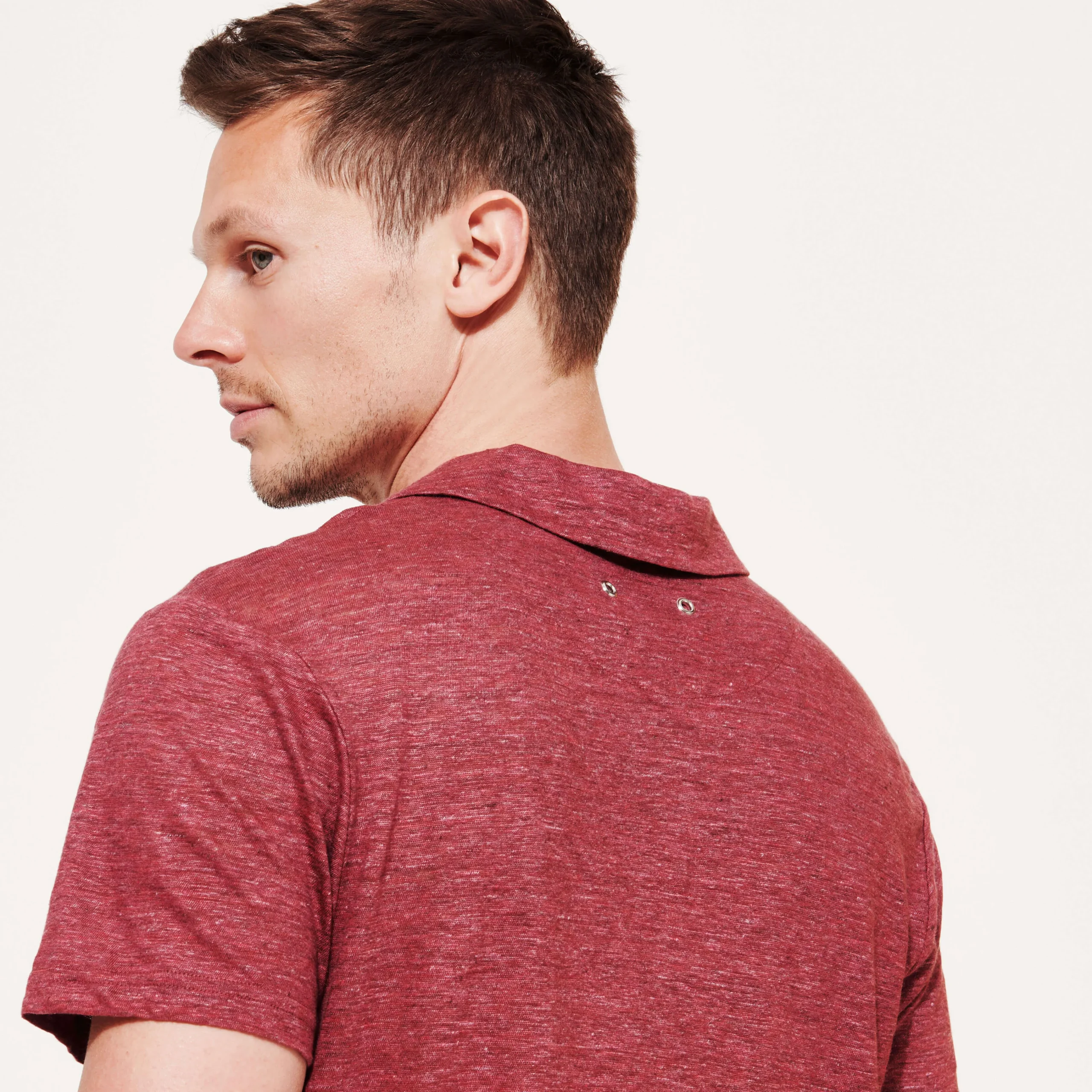 Vilebrequin Men Linen Jersey Polo Shirt Solid*Men Polos