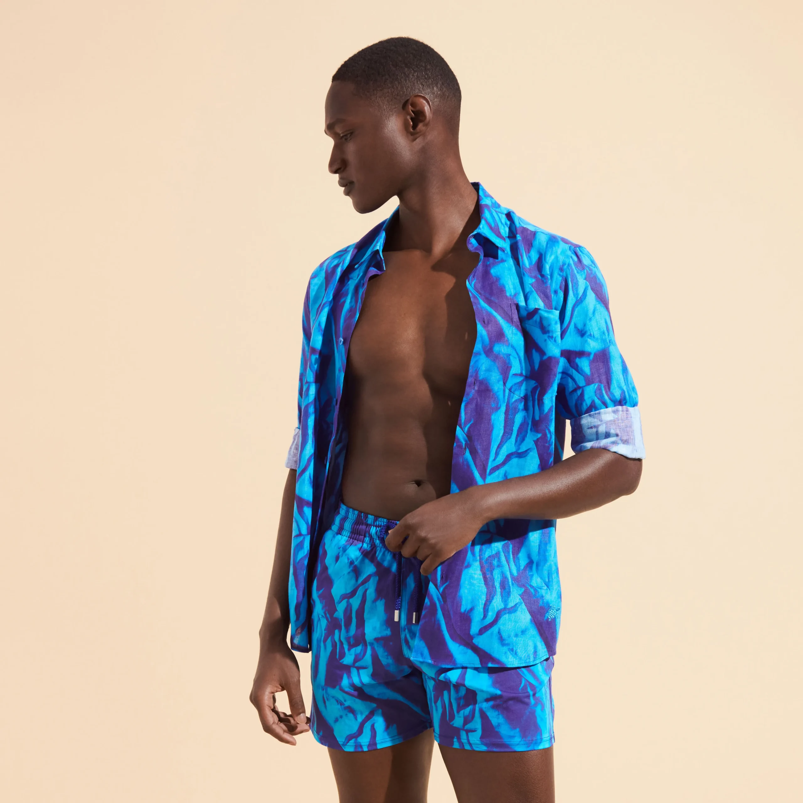 Vilebrequin Men Linen Shirt Les Draps Froisses*Men Shirts