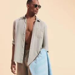Vilebrequin Men Linen Shirt Solid*Men Shirts
