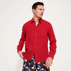 Vilebrequin Men Linen Shirt Solid*Men Shirts