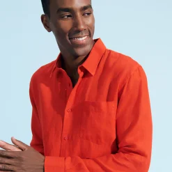 Vilebrequin Men Linen Shirt Solid*Men Shirts