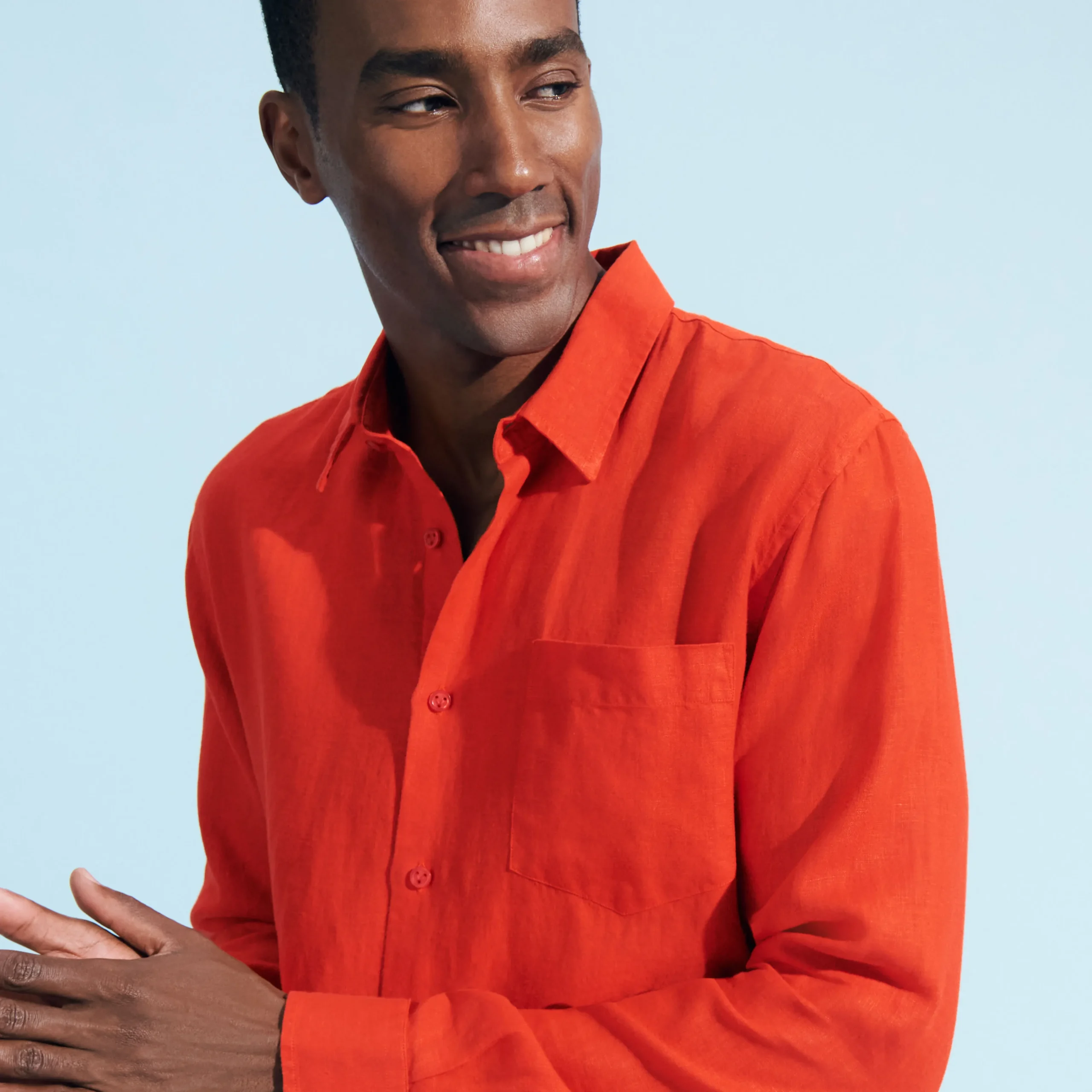 Vilebrequin Men Linen Shirt Solid*Men Shirts
