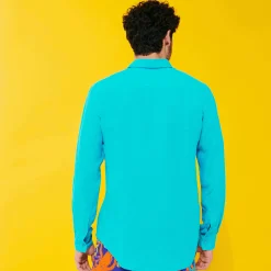 Vilebrequin Men Linen Shirt Solid*Men Shirts