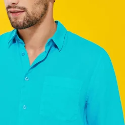 Vilebrequin Men Linen Shirt Solid*Men Shirts