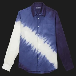 Vilebrequin Men Linen Shirt Tie & Dye*Men Shirts