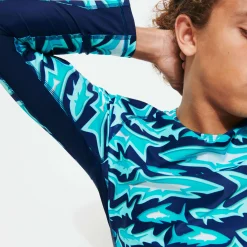 Vilebrequin Men Long Sleeves Rashguard Requins 3D*Men Rashguards