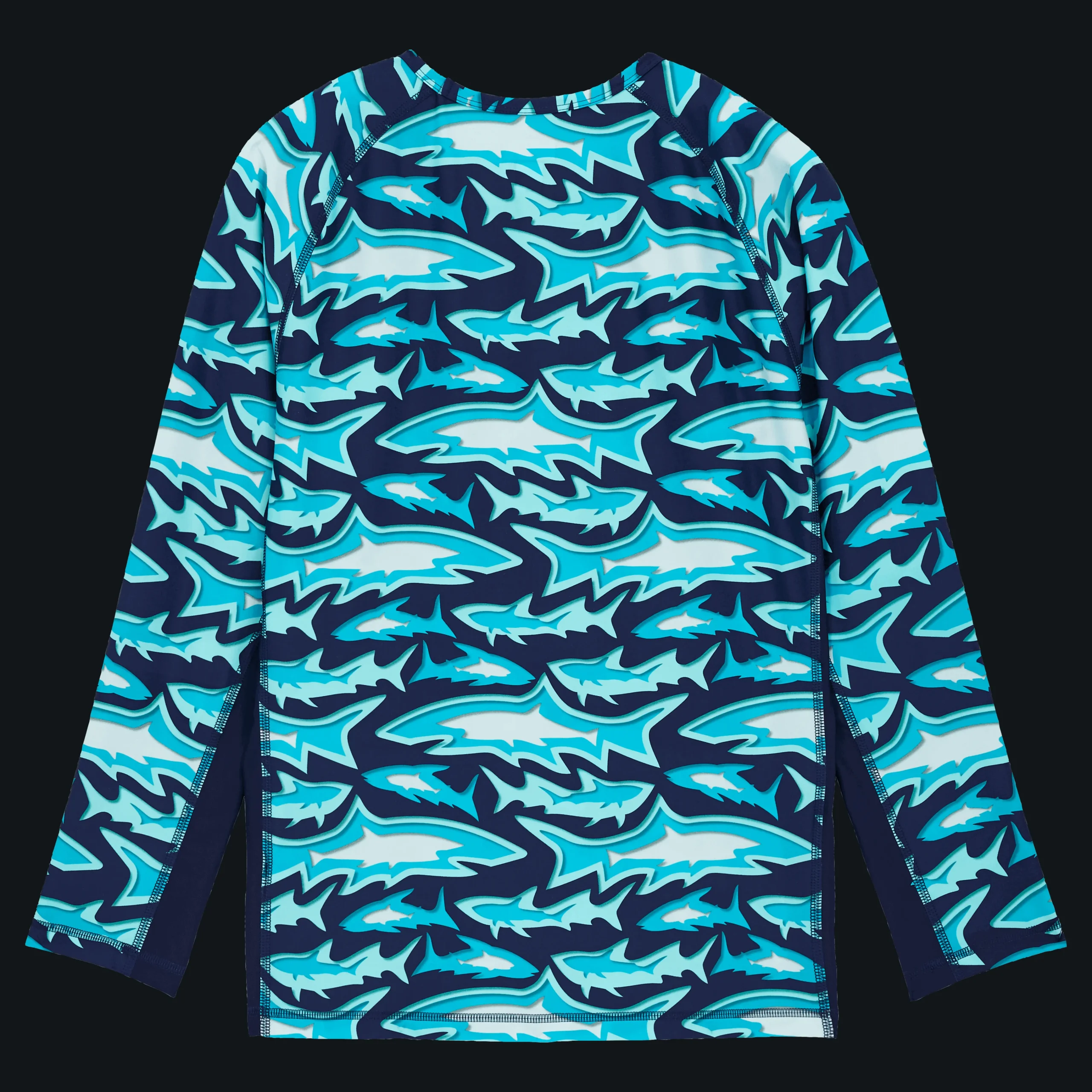 Vilebrequin Men Long Sleeves Rashguard Requins 3D*Men Rashguards