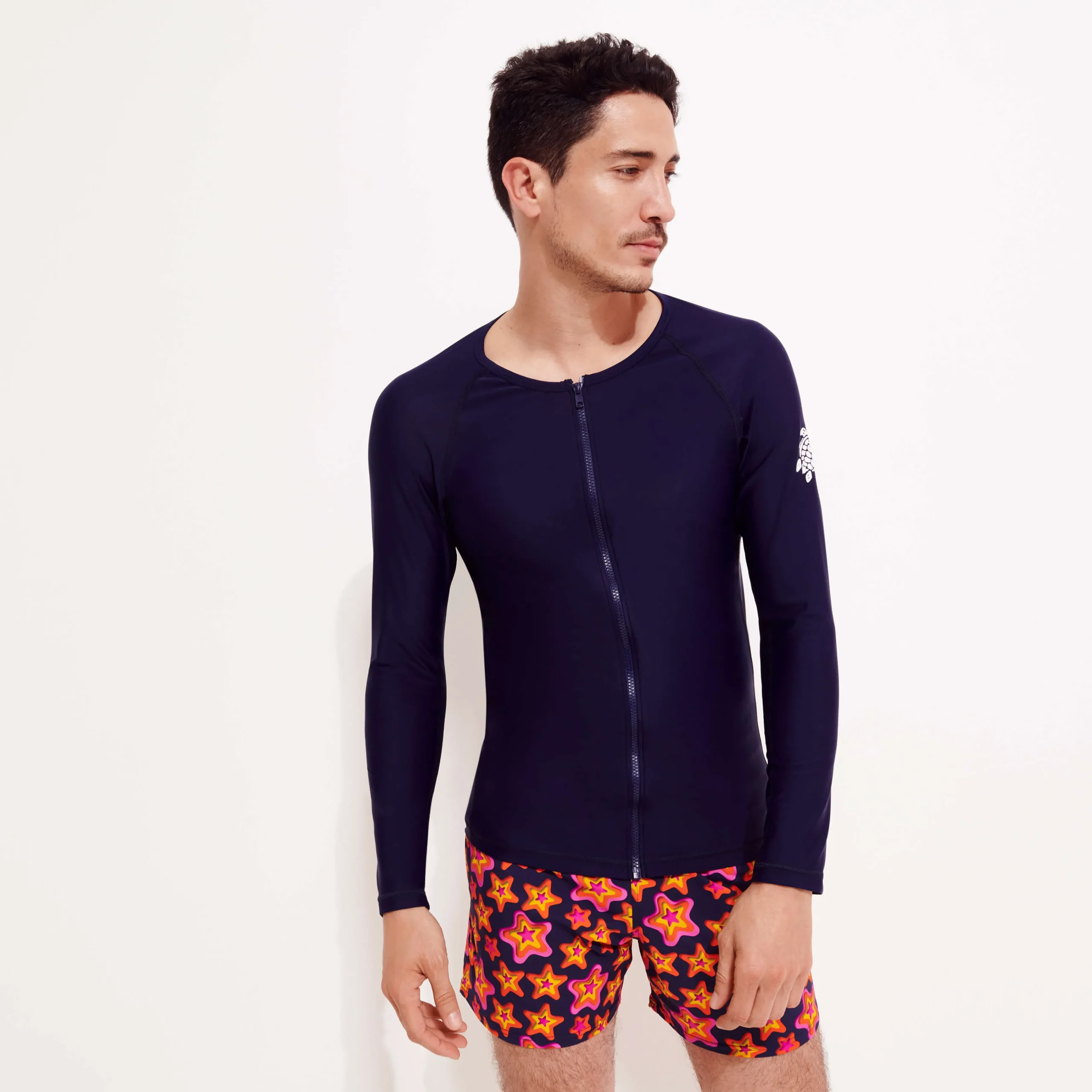 Vilebrequin Men Long Sleeves Zipper Rashguard Solid*Men Rashguards
