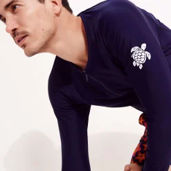 Vilebrequin Men Long Sleeves Zipper Rashguard Solid*Men Rashguards