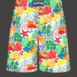 Vilebrequin Men Long Swim Trunks Fond Marins Multicolores*Men The Long