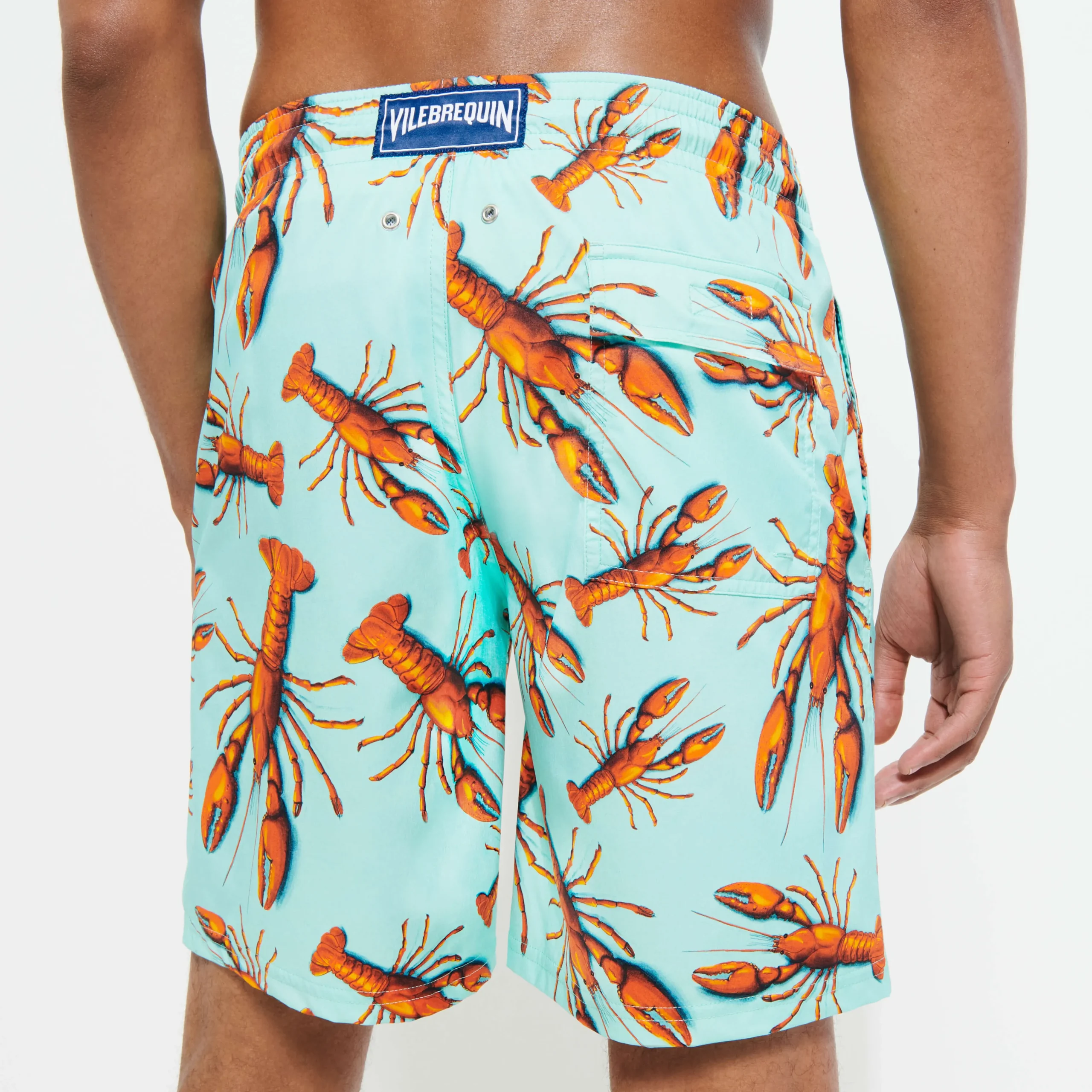 Vilebrequin Men Long Swim Trunks Lobster*Men The Long