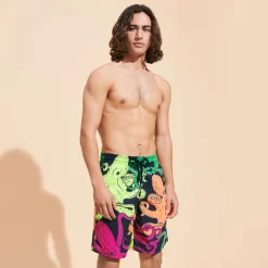 Vilebrequin Men Long Swim Trunks Macro Octopussy*Men The Long
