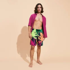 Vilebrequin Men Long Swim Trunks Macro Octopussy*Men The Long
