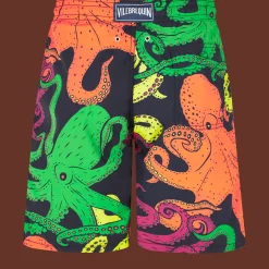 Vilebrequin Men Long Swim Trunks Macro Octopussy*Men The Long