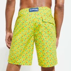 Vilebrequin Men Long Swim Trunks Micro Tortues Rainbow*Men The Long