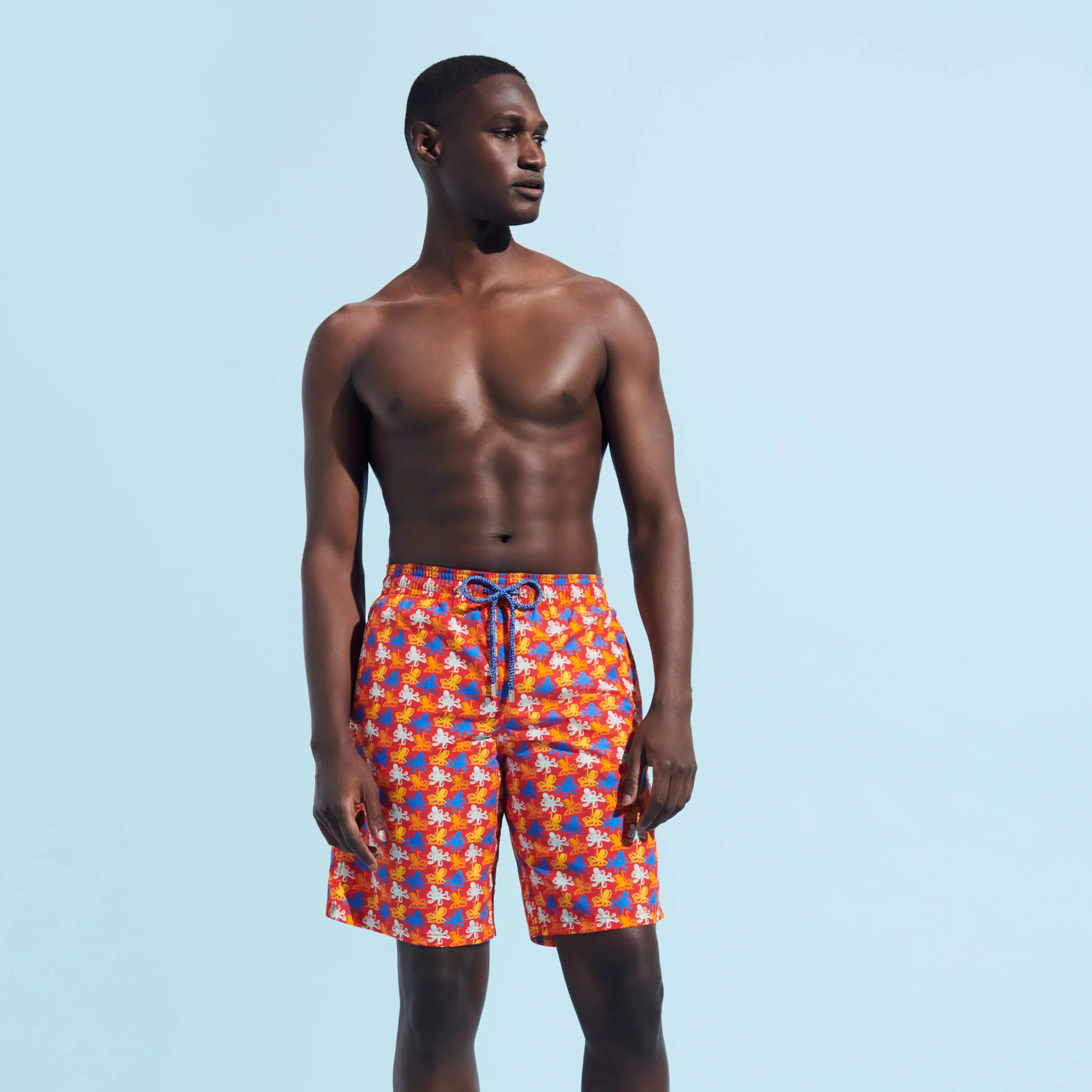 Vilebrequin Men Long Swim Trunks Micro Poulpes*Men The Long