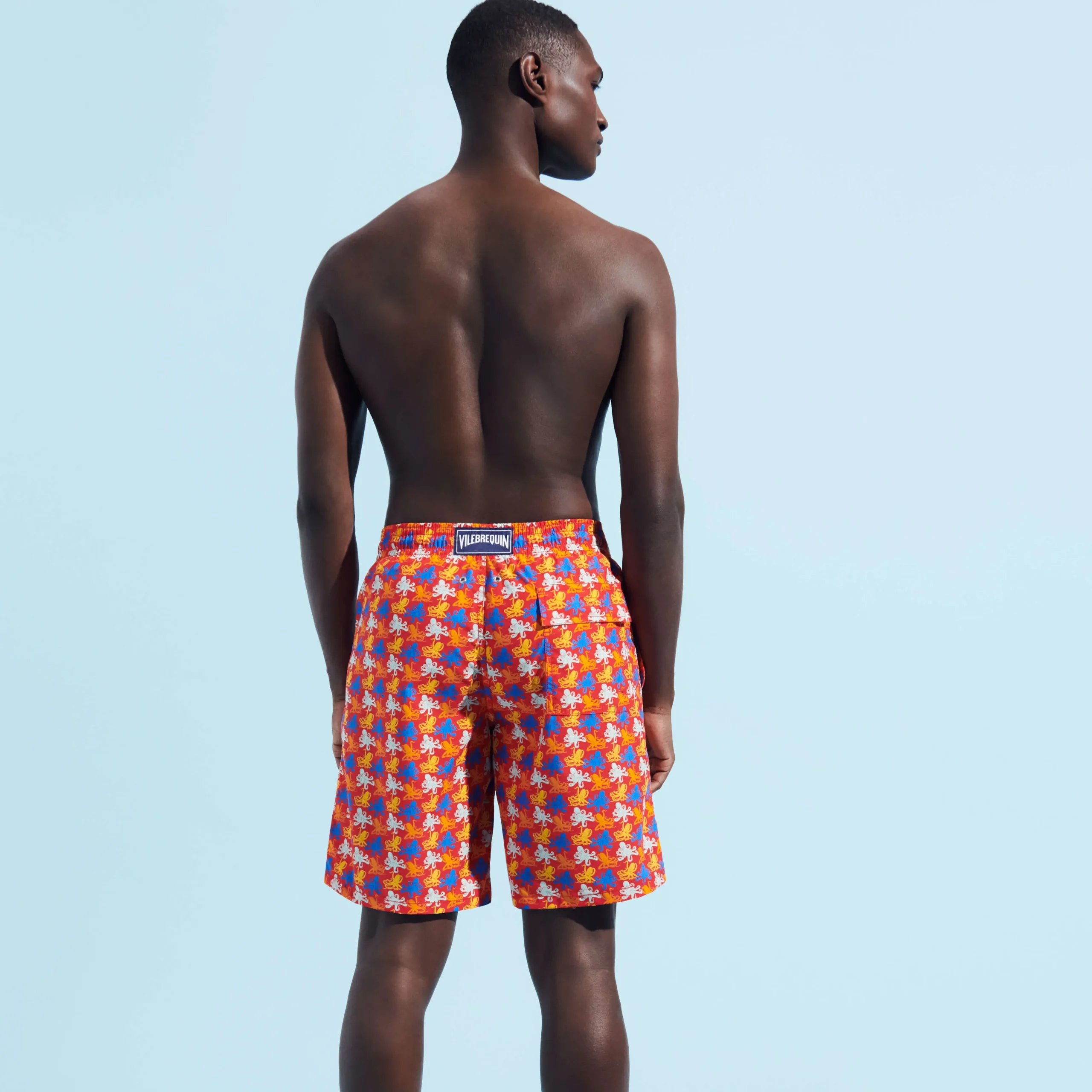 Vilebrequin Men Long Swim Trunks Micro Poulpes*Men The Long