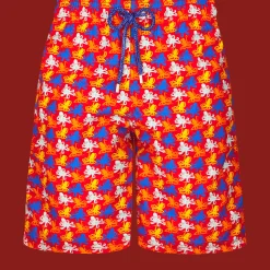 Vilebrequin Men Long Swim Trunks Micro Poulpes*Men The Long