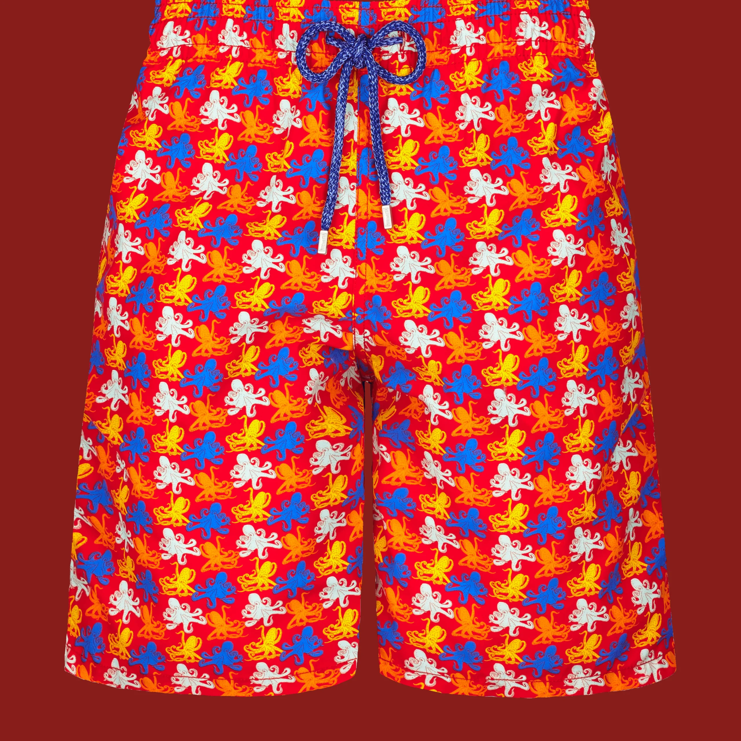 Vilebrequin Men Long Swim Trunks Micro Poulpes*Men The Long