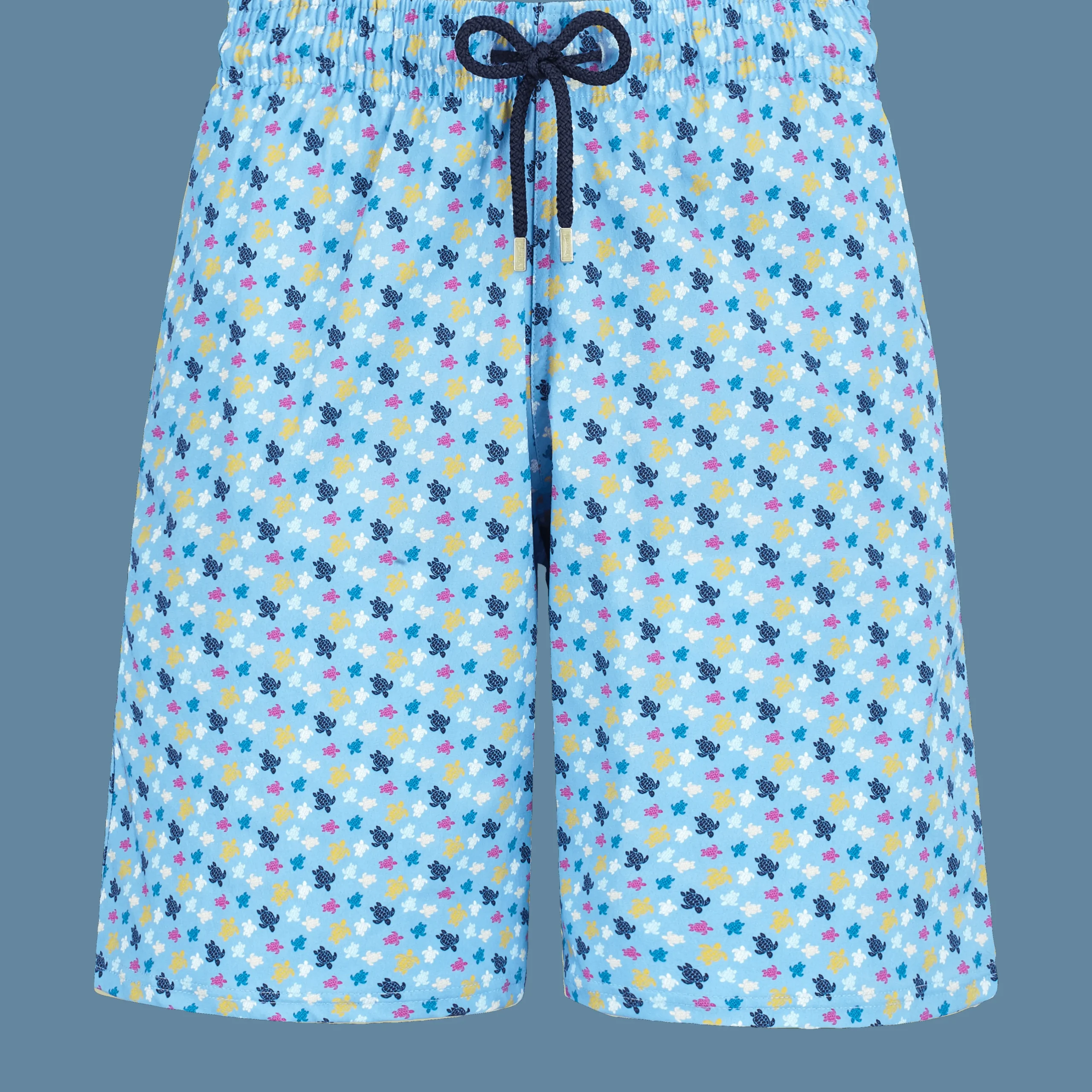 Vilebrequin Men Long Swim Trunks Micro Ronde Des Tortues Rainbow*Men The Long