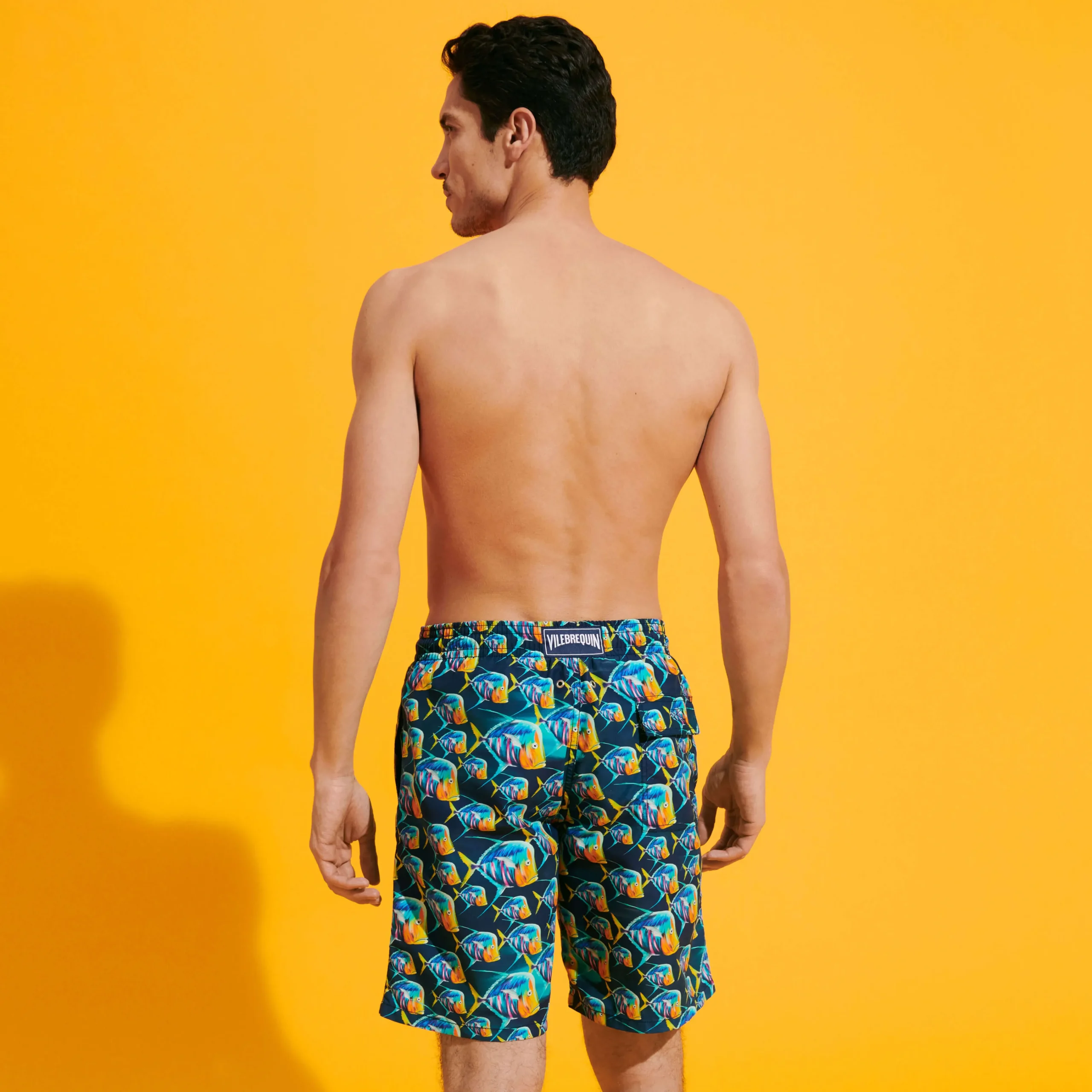 Vilebrequin Men Long Swim Trunks Piranhas*Men The Long