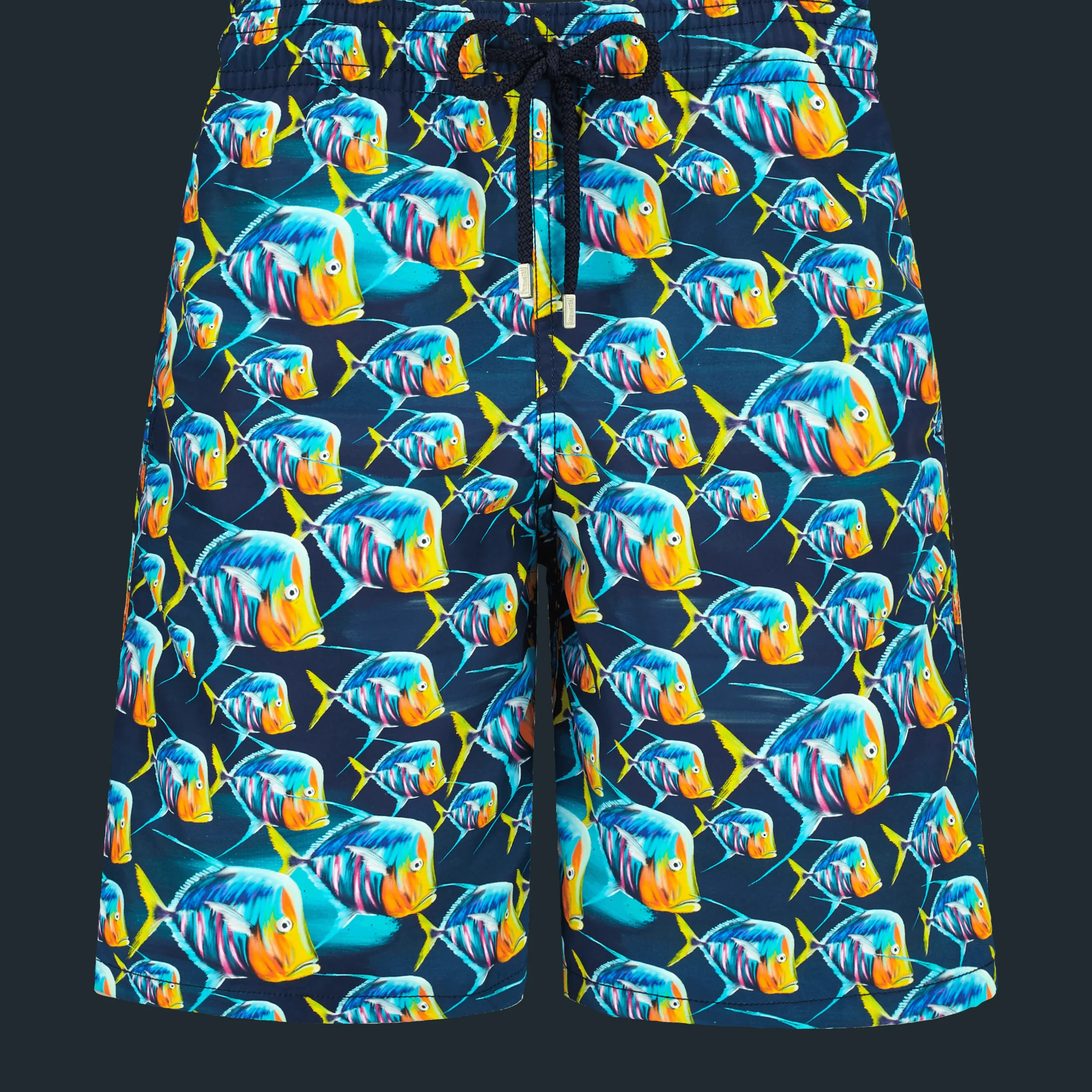 Vilebrequin Men Long Swim Trunks Piranhas*Men The Long
