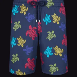 Vilebrequin Men Long Swim Trunks Ronde Des Tortues*Men The Long