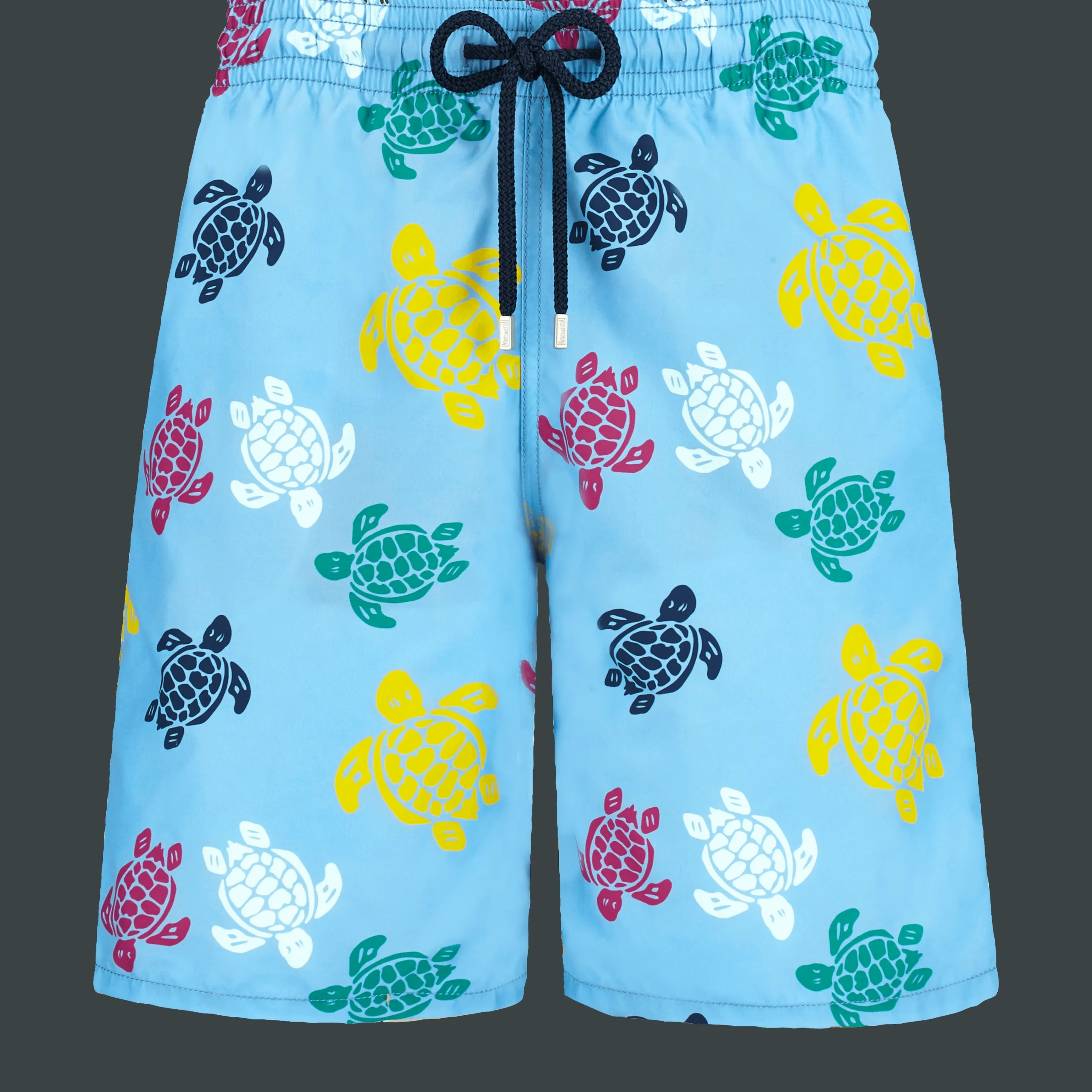 Vilebrequin Men Long Swim Trunks Ronde Des Tortues Multicolores*Men The Long