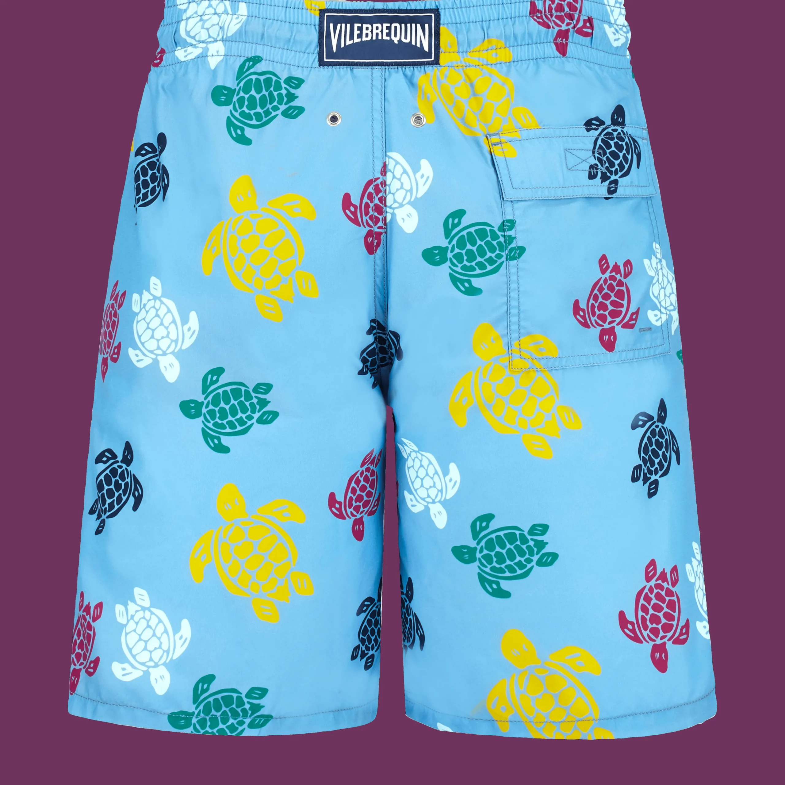 Vilebrequin Men Long Swim Trunks Ronde Des Tortues Multicolores*Men The Long