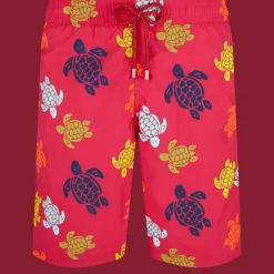 Vilebrequin Men Long Swim Trunks Ronde Des Tortues*Men The Long