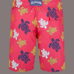 Vilebrequin Men Long Swim Trunks Ronde Des Tortues*Men The Long