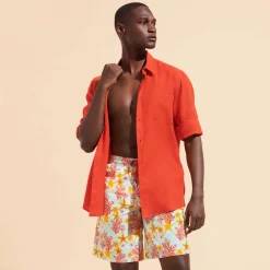Vilebrequin Men Long Swim Trunks Starlettes & Coraux*Men The Long