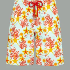 Vilebrequin Men Long Swim Trunks Starlettes & Coraux*Men The Long