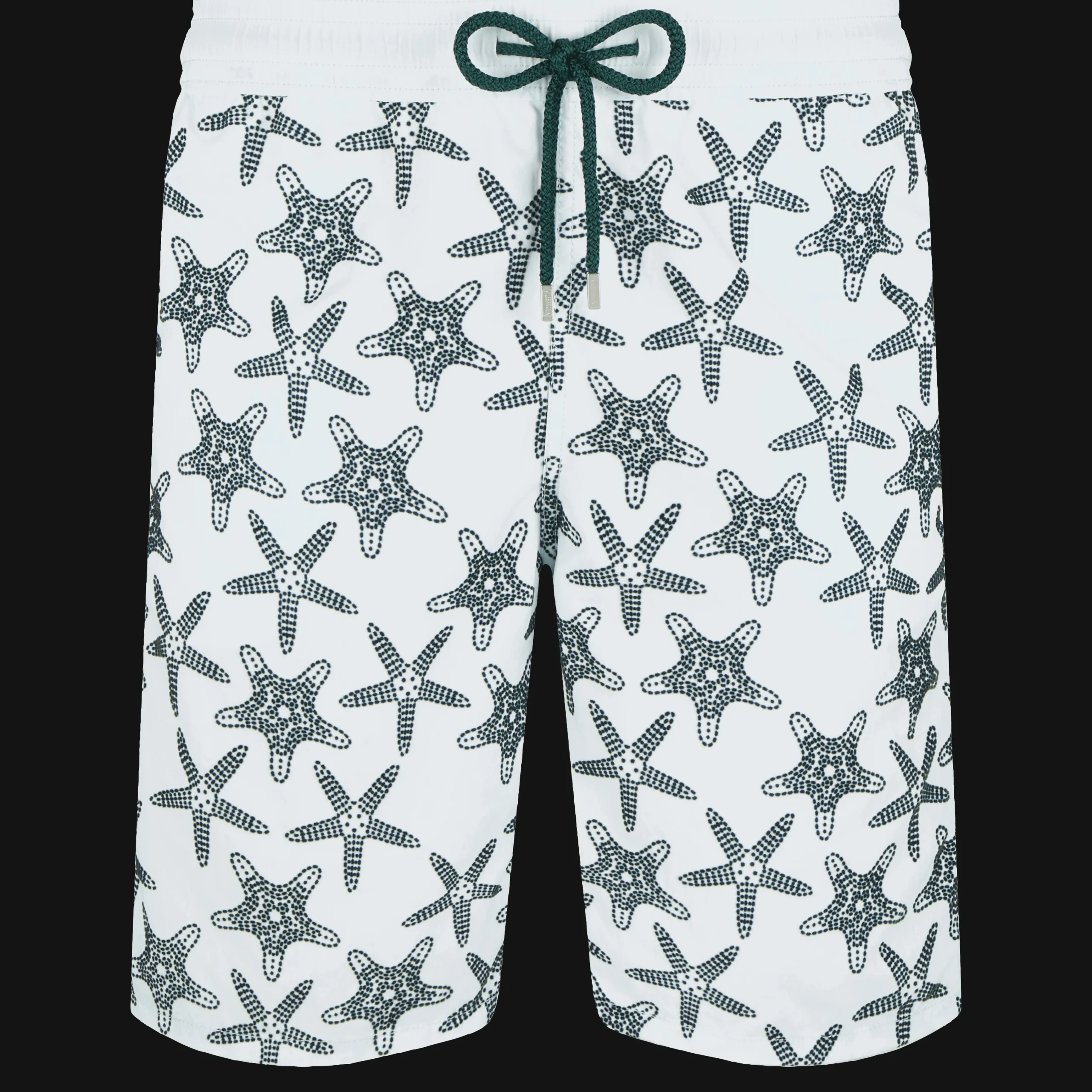 Vilebrequin Men Long Swim Trunks Starfish Dance Flocked*Men The Long