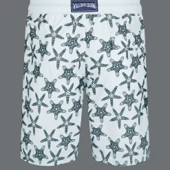 Vilebrequin Men Long Swim Trunks Starfish Dance Flocked*Men The Long
